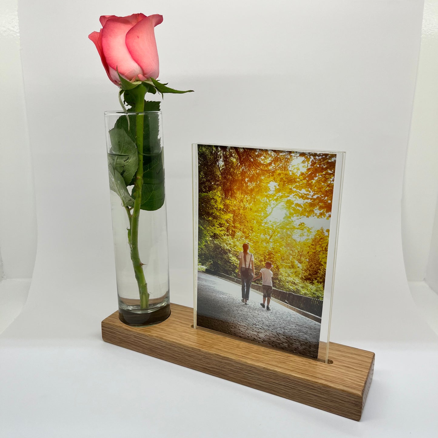 Porta foto y florero | Regalo para mamá